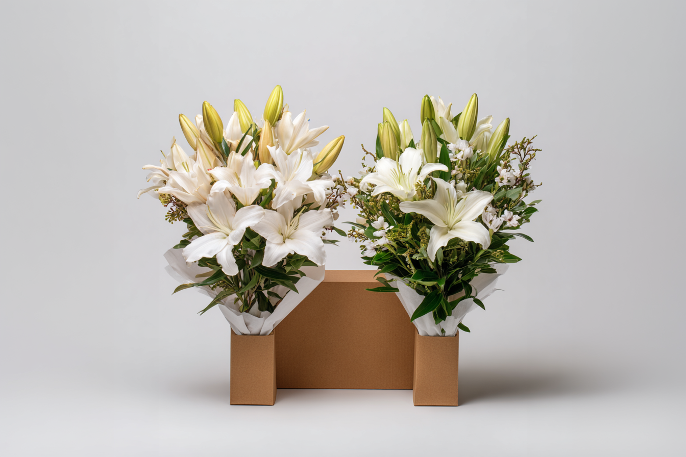 Custom Box Lilies